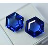 NATURAL Blue Tanzanite 18.65 Ct Fancy Cut   Loose Gemstone Pair