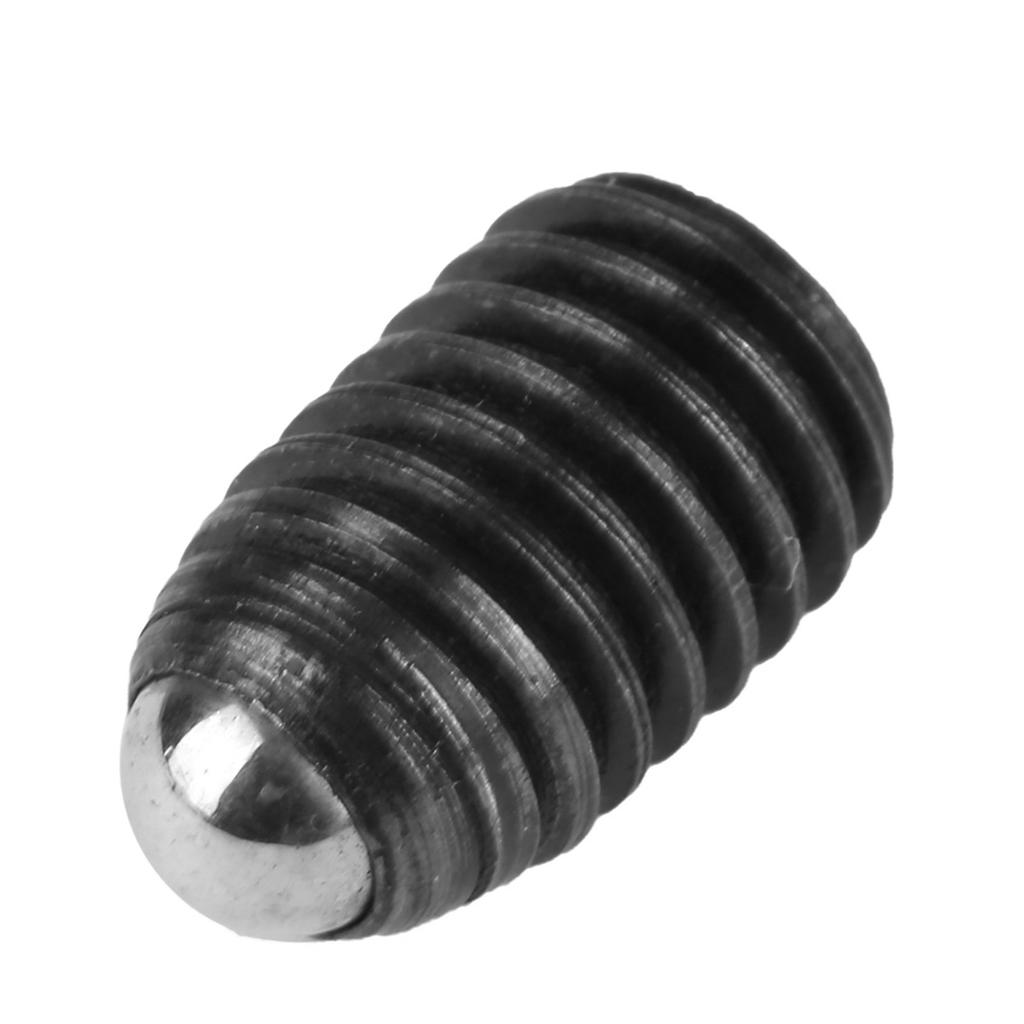 10pcs M8 Screw Thread Hex Socket Carbon Steel Spring Plungers Set (M8*12)