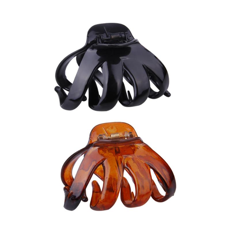 Large Hollow Out Hair Claw Clips Crab Clamps Women Girls Ponytail Big Acrylic Hair Barrettes Hairpin Hair Accessories Fashion