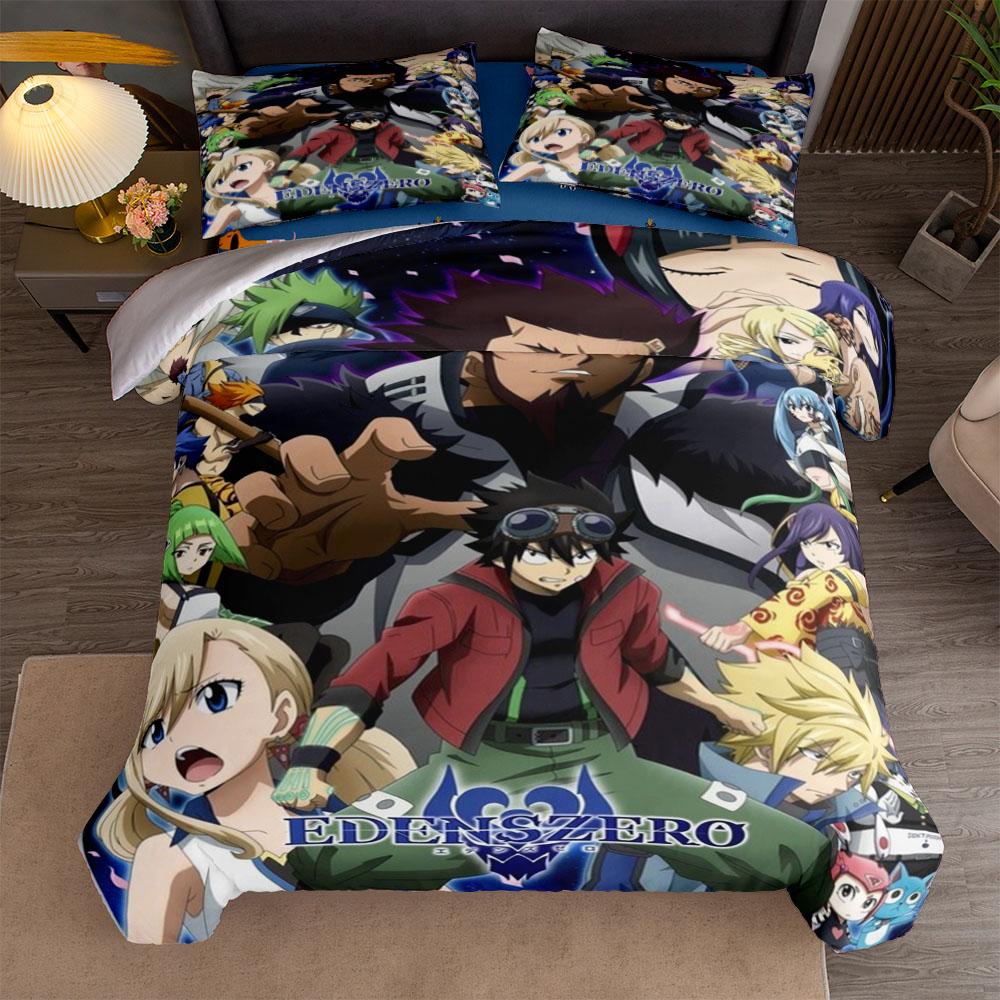 Eden Zero Fanart Duvet Cover Set King Queen Double Full Twin Single Size Bed Linen Set