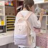 Junior High School Student Schoolbag Women's Backpack Color Contrast Backpack