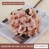 Artificial Rose Flower Silk Hydrangea Wedding Small Bouquet Fake Flower Party DIY Autumn Beautiful Decoration 36cm/14.17inch