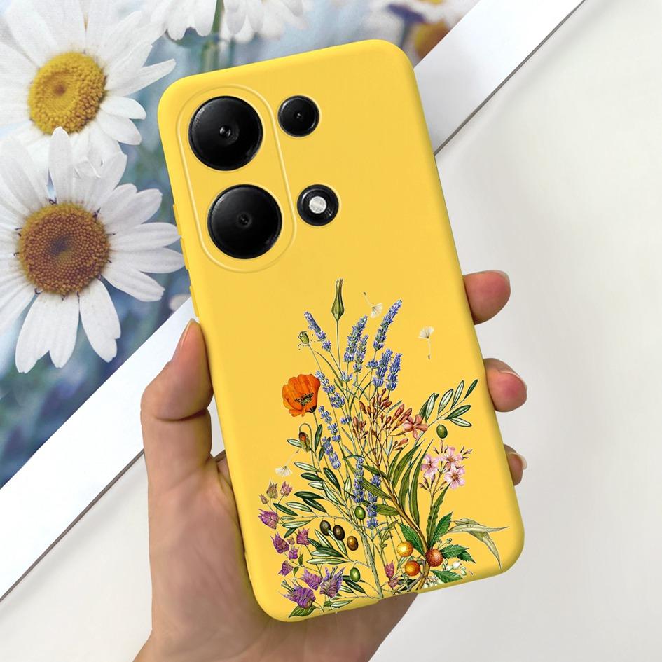 For Xiaomi Redmi Note 13 Pro 4G 2024 Case Cute Love Heart Cactus Soft Matte TPU Cover For Xiaomi Poco M6 Pro 4G Note13 Pro Coque
