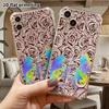 Phone Case: 2D Flat Design, Suitable for iPhone 18 17 16 15 14 13 Pro, Transparent with Corner Protection, White-haired Girl, Christmas and Halloween 