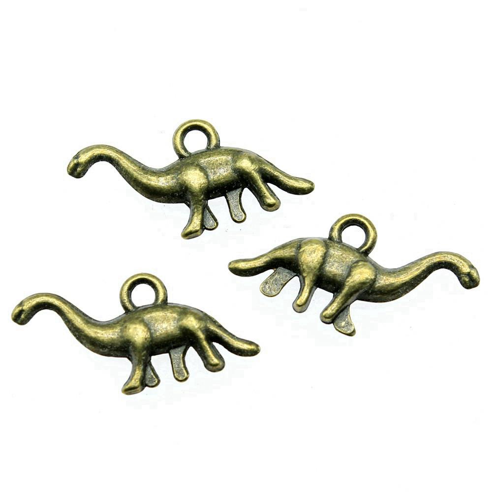Alloy Pendants Dinosaur Dragon Wing Charms Vintage For Gothic DIY Jewelry Making Supplies