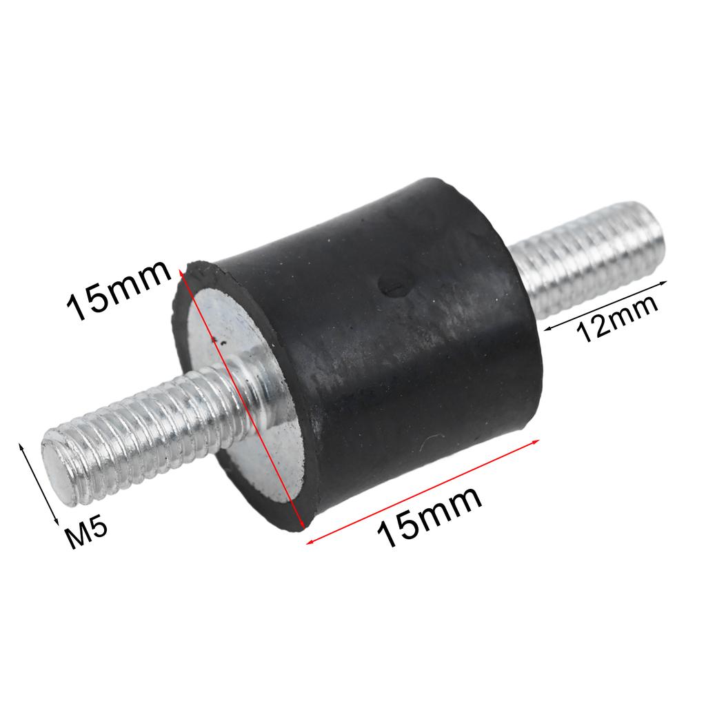 4X Vibration Damper Rubber Buffer Set Silent Block Metal Buffer with M5 M6 M8 Thread for Diesel Engines and Industrial Machinery
