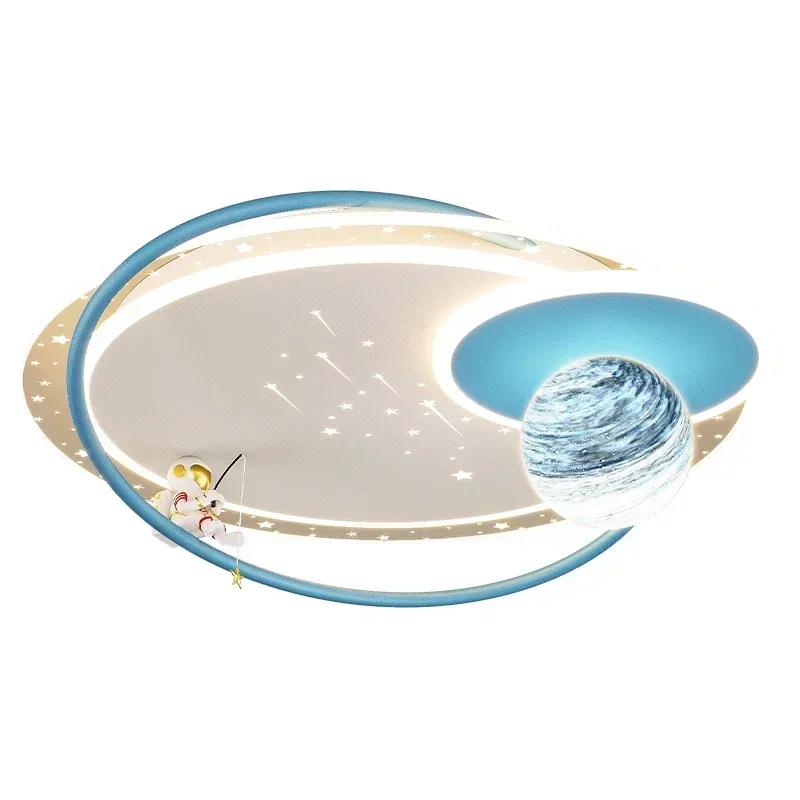 Modern LED Ceiling Light Children's Room Ceiling Light Astronaut Planet Home Decoration Girls and Boys Bedroom Lighting Fixtures