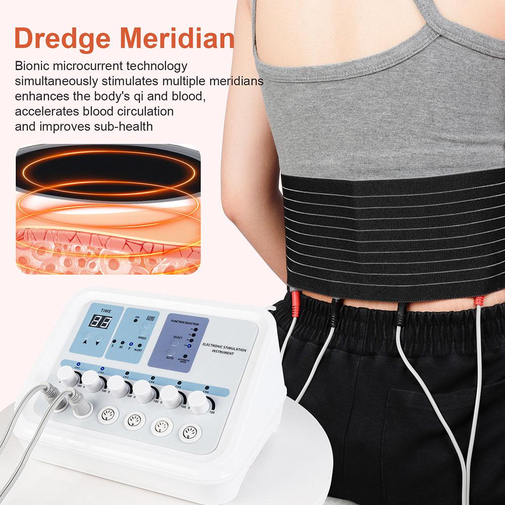 Microcurrent Muscle Stimulator EMS Tens Body Shaping Massage Breast Enhancement Neck Shoulder Back Arm Leg Massage Machine