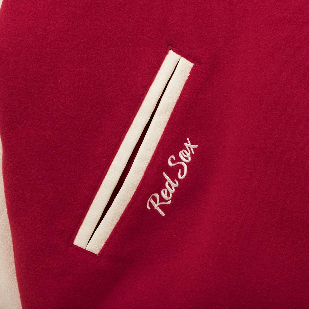 New Era Mlb Boston Red Sox Patched Varsity Jacket Red 14742028