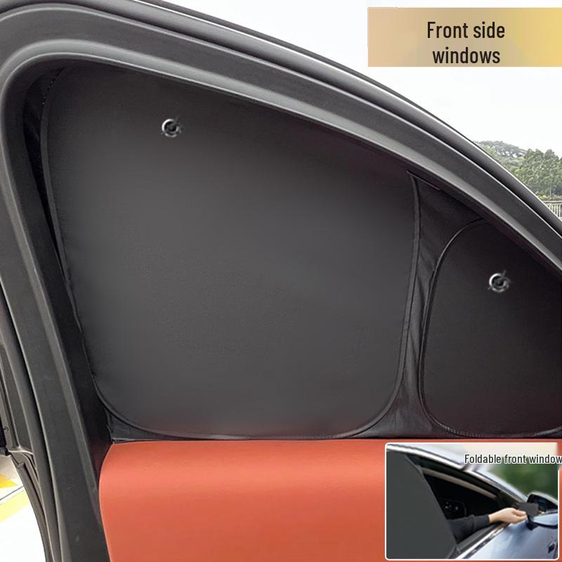 Ideal L7 Car Window Sunshade: Opaque Sun Protection & Insulation for Camping Privacy