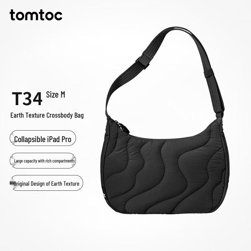 

tomtoc Earth Texture Women s Crossbody iPad Bag M