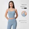 Shishi City Quality Clothing Trading Co., Ltd. New Arrival with Chest Pad Sexy Sling Yoga Vest Push-up Beauty Back