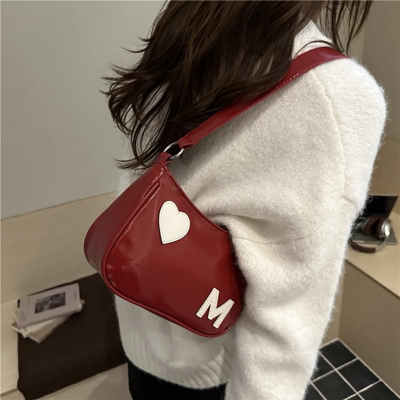 Trendy fashion niche design shoulder bag high sense new casual versatile underarm bag women's messenger bag