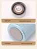 Titanium-Coated Lightweight Luxury Insulated Cup: Portable, Leak-Proof, Pocket Size with Tea-Water Separation