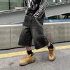 American High Street Wide-leg Seven-point Jeans Summer Retro Washed Old Jeans Fashion Trendy Men and Women