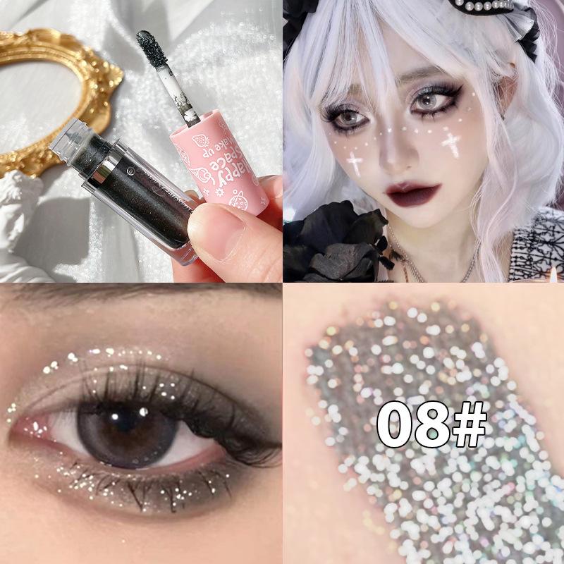 Mermaid Shimmer Liquid Eyeshadow Pen - Crystal Glitter for Brightening Eyelids