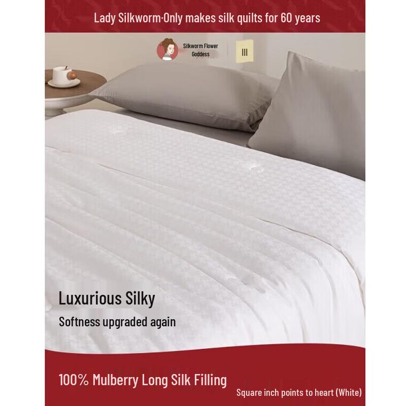 SILKUEEN All-Season Mulberry Silk Quilt