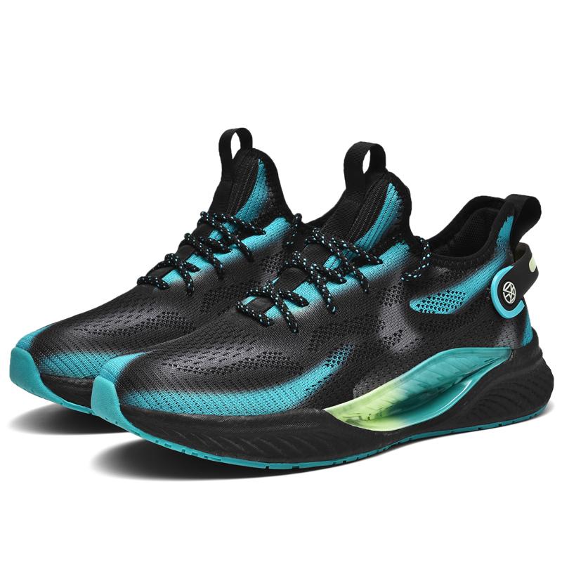 Fashion Men's Running Shoes Comfortable Sports Shoes Casual Shock-absorbing Athletic Train Sneakers Lightweight Comfortable Sneakers 45
