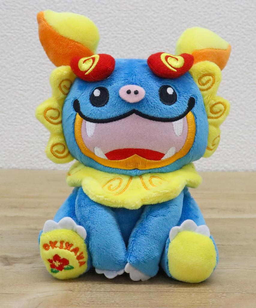 Takeoff Okinawa Series Shisa Plush Toy (Blue)