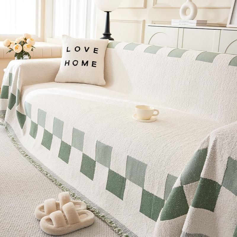 

Полотенце из плюшевой пряжи для дивана, утолщенное, полностью покрытое, большой чехол для дивана, ткань, не царапающаяся, с антипригарным покрытием, шерстяное цельное одеяло, чехол для дивана 180*130cm