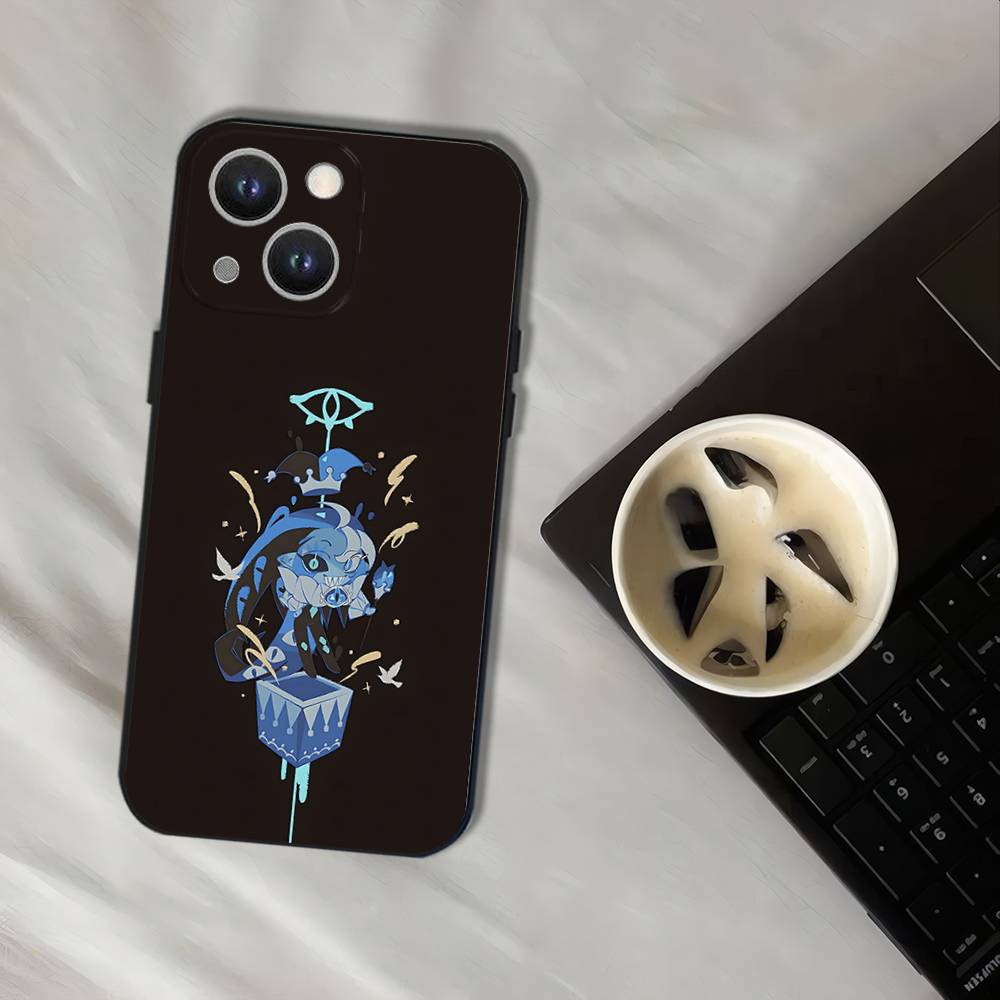 Game C-Cookie Run Kingdom For iPhone 17,16,15,14,13,12,11,Pro,XS,Max,XR,Plus,E,SE4,Mini Black Soft Cover Phone Case