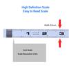 12FT Self Adhesive Measuring Tape Carbon Steel Reverse Direction Workbench Ruler For Home Improvement And DIY Projects