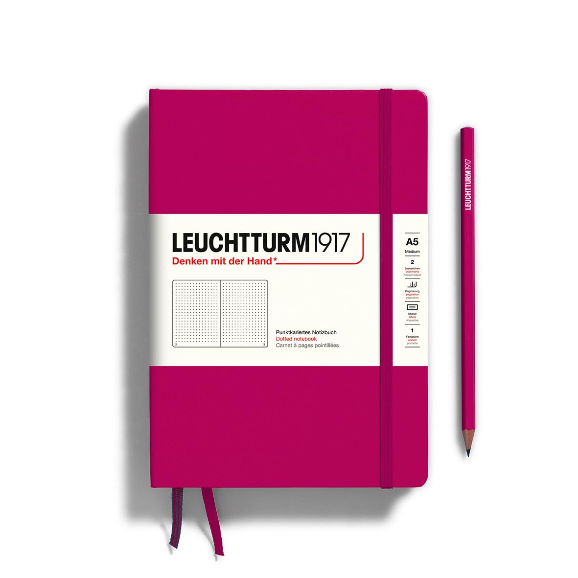 

Leuchtturm Note A5 Dot Graph Berry 344809 Подлинный импортный продукт