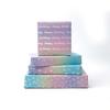 Happy Birthday Gift Wrapping Paper Colorful Iridescent Holographic Paper  Valentine's Day
