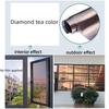 1pc One Way Window Privacy Tint Film Anti Look Mirror Self-adhesive Film Sun Blocking Anti UV Static Cling Stickers Home Decor
