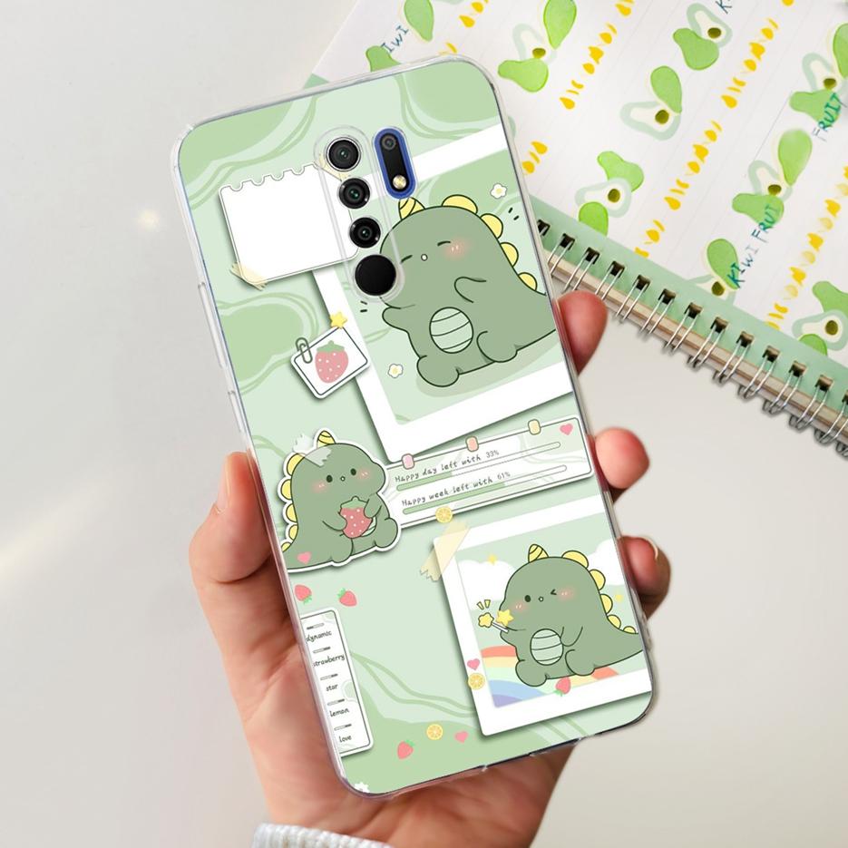 For Xiaomi Redmi 9 Case Stylish Painted Fundas 6.53'' Soft Silicone Phone Case For Xiaomi Redmi 9 Prime Redmi9 Back Cover Bumper