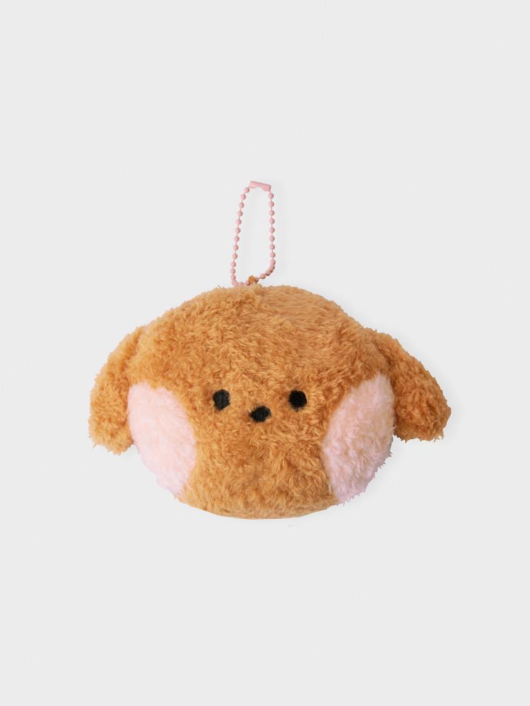 LINE FRIENDS Minini Jjokkoni Plush Hand Mirror