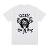 Ozzy Osbourne T-shirt Graphic Printing Tee-shirt Short Sleeve Fashion Hip Hop 100%Cotton Tshirt Women Clothes High Quality