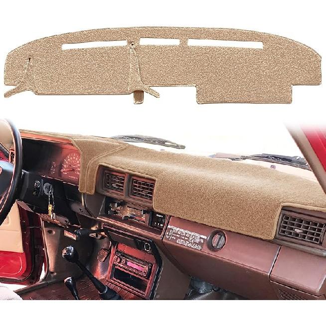 Dash Cover Mat Custom Fit for 1984-1988 Toyota 4Runner Pickup Truck, Dashboard Cover Pad Carpet Protector F95(Darkgray)