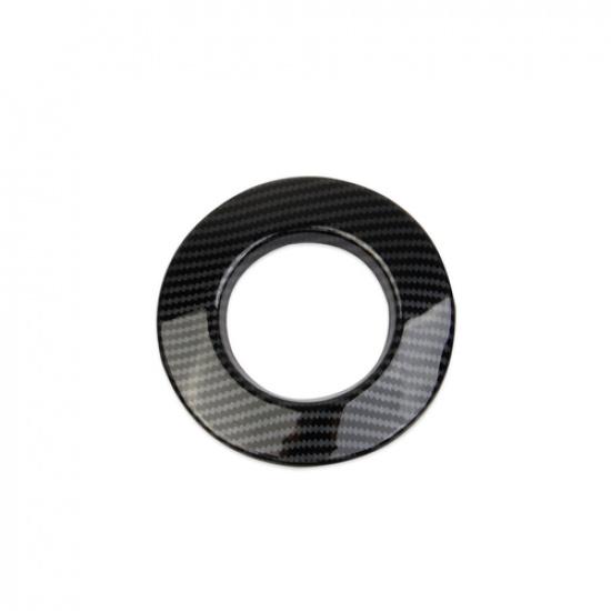 Carbon Fiber Style Interior Steering Wheel Trim Cover For Chevrolet Corvette C6