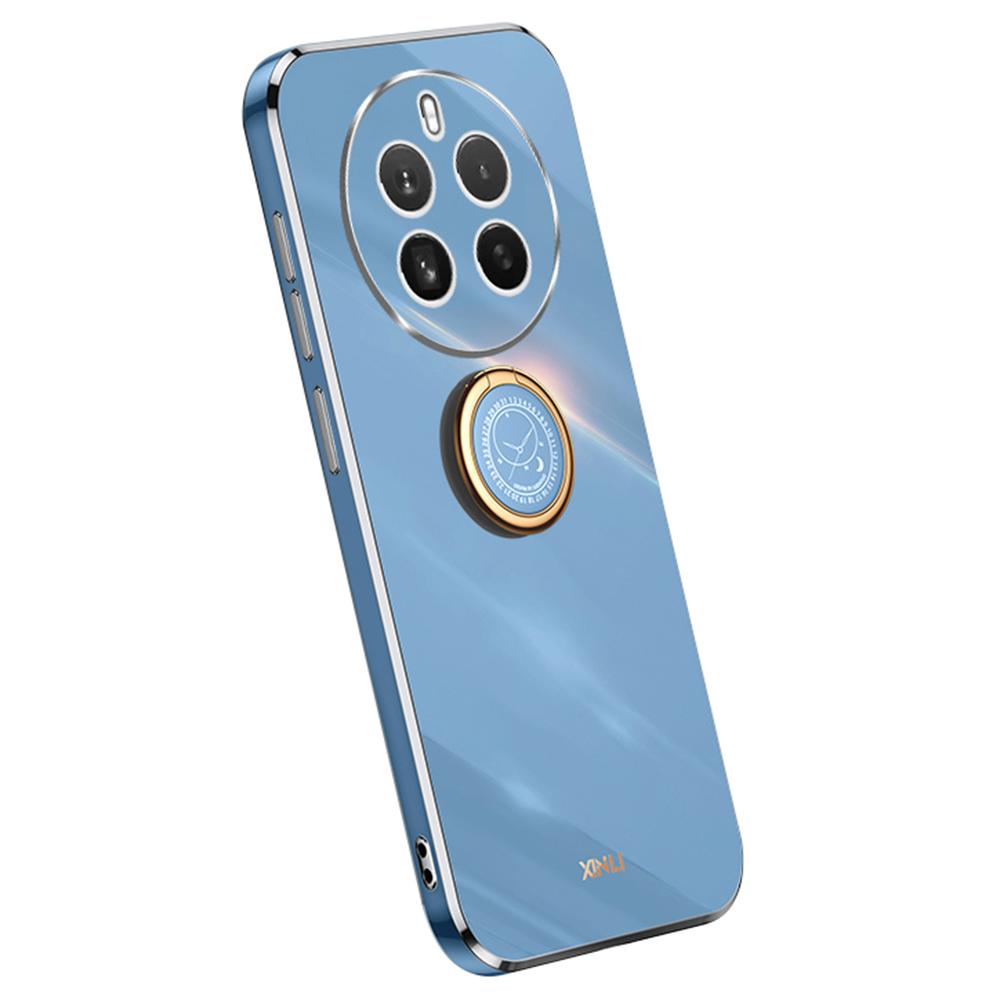 

XINLI Чехол-подставка для Realme 12 Pro 5G/12 Pro+ 5G, ТПУ с гальваническим покрытием, задняя крышка для телефона Blue