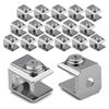 20 Pezzi Clip per Vetro Staffa per Vetro in Acciaio Inossidabile Morsetto per Pannello da 3-8mm Fissaggio Sicuro Bagno Cucina Installazione