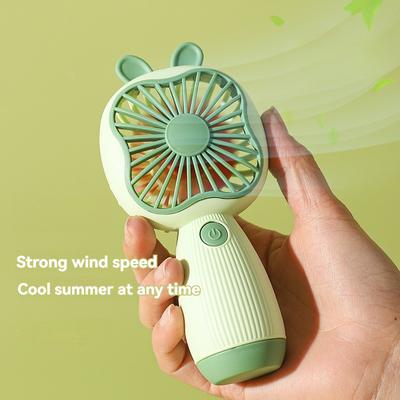 Uus Loov Väike Ventilaator USB Laadimisliides Multikas Armas Õpilane Suur Tuul Kaasaskantav Väike Ventilaator