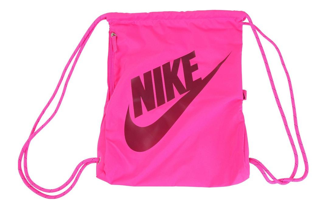 Nike Heritage Polyester Backpack Regular Unisex Pink DC4245-617