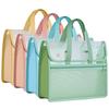 Large Capacity Horizontal Flip-Top PP Twill Binder Document Organizer  Stationery