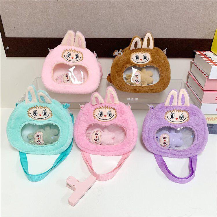 Labubu's New Cartoon Plush Crossbody Bag Is a Cute and Plush Birthday Gift