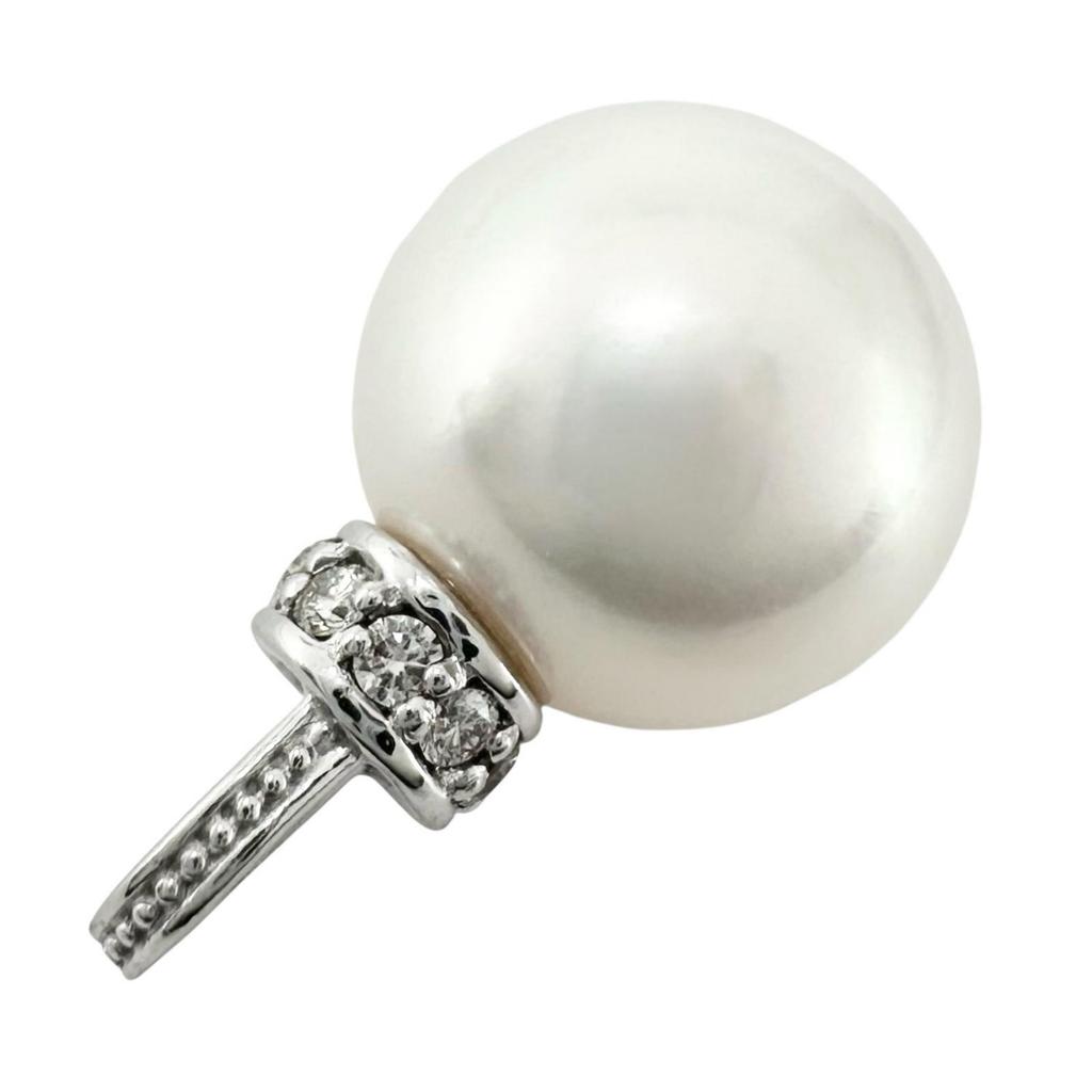 Pendant top Silver Women Pearl used