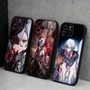 G-GenshinS The Knave  A-Arlecchino-oES Phone Case For iPhone17,16,15,14,13,12 Plus,Max Soft Silicone Black Cover