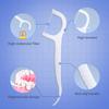 100Pcs Disposable Dental FlossCleaning Tooth Stick Floss Pick Interdental Brush Flosser For Oral Cleaning