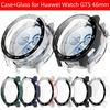PC Protective Case+Glass for Huawei Watch GT5 46mm All-around Bumper Anti-scratch Cover + Screen Protector Accessories