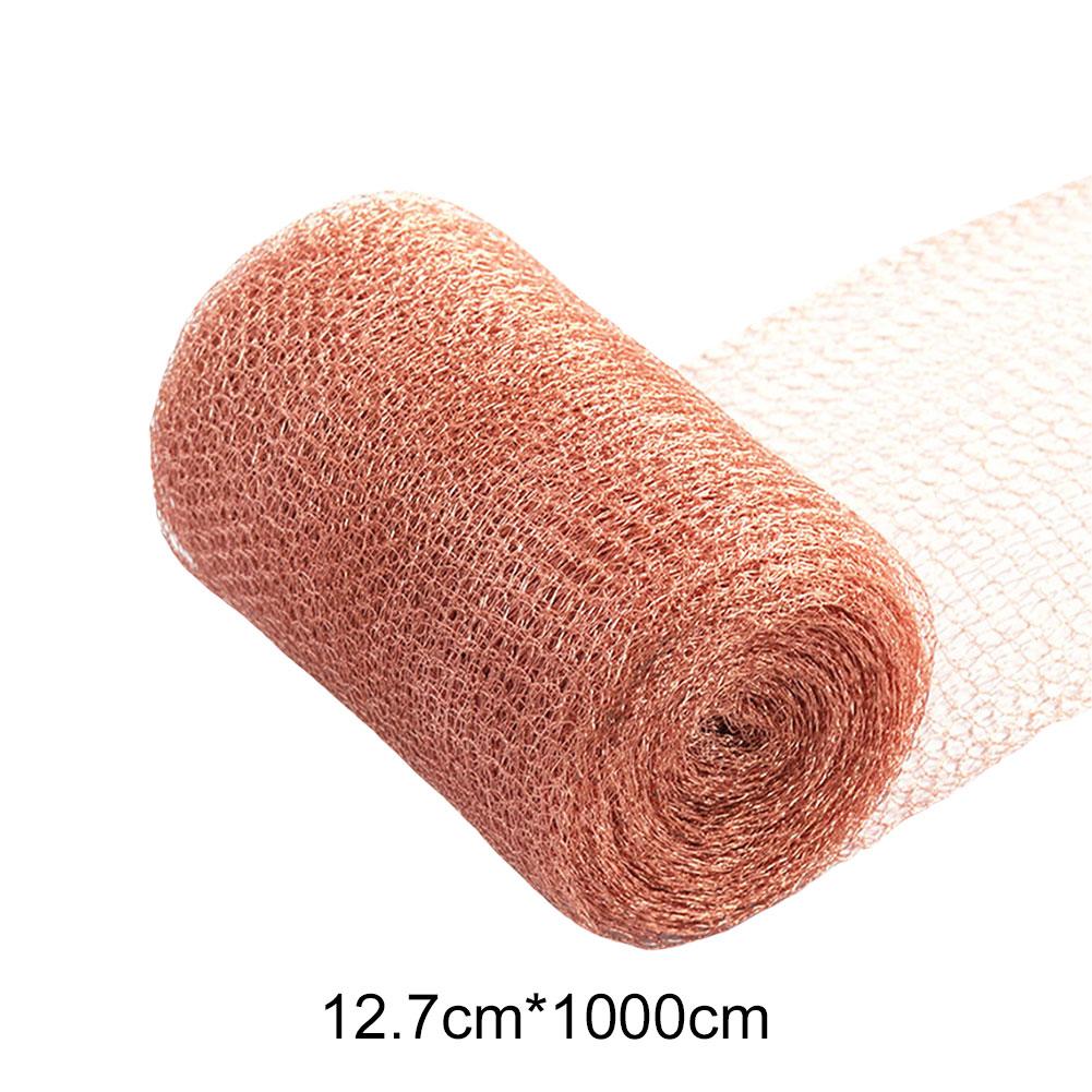 10m Anti-Snail Copper Wire Net Rust Proof Signal Shielding Net Reusable Rodent Copper Wire Net for Pests Rats Beetles Snails