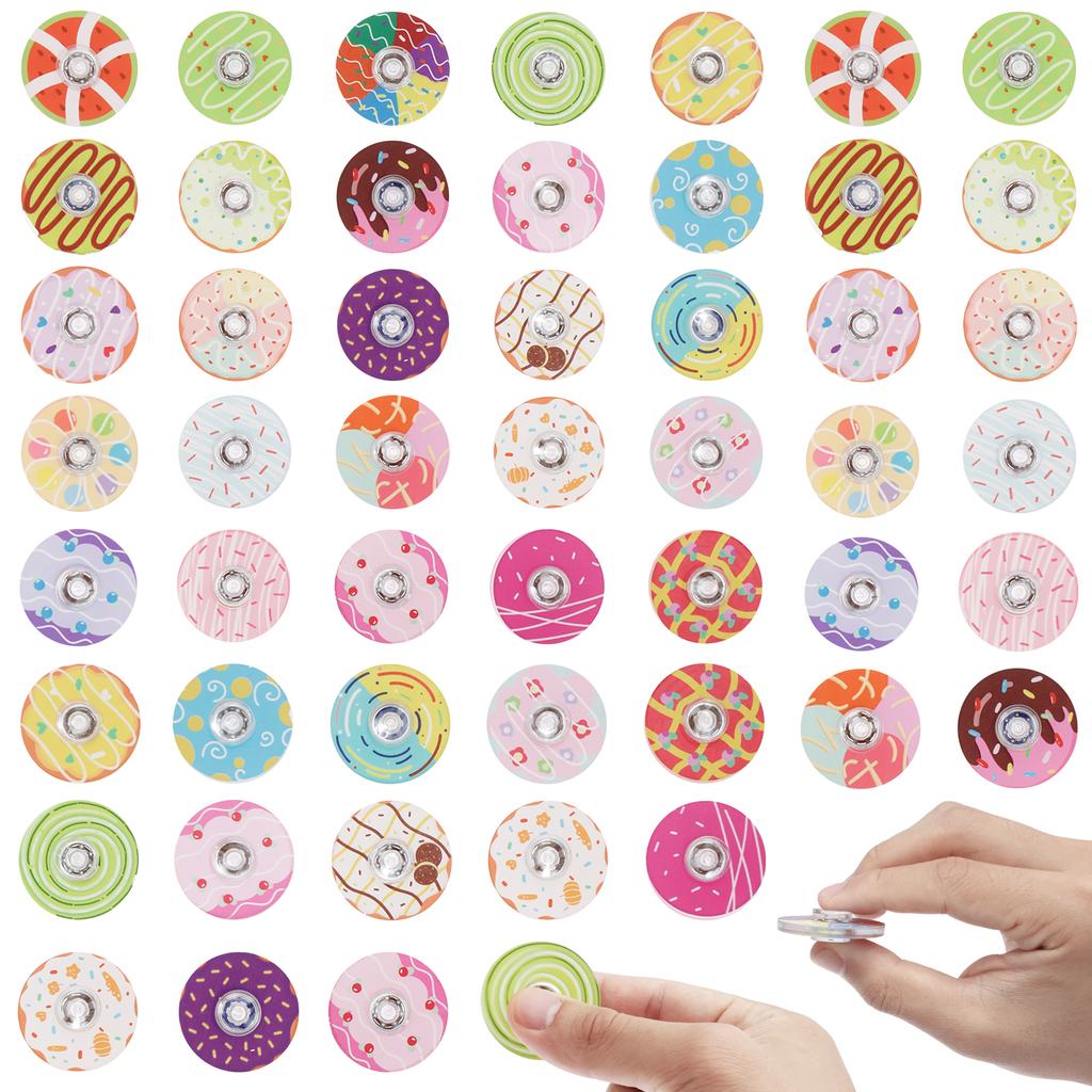 48-60PCS Mini Finger Gyro Toys Fidget Spinners Sensory Stress Toys Hand Spinner Party Favors Gifts for Boy Girl Children Adult
