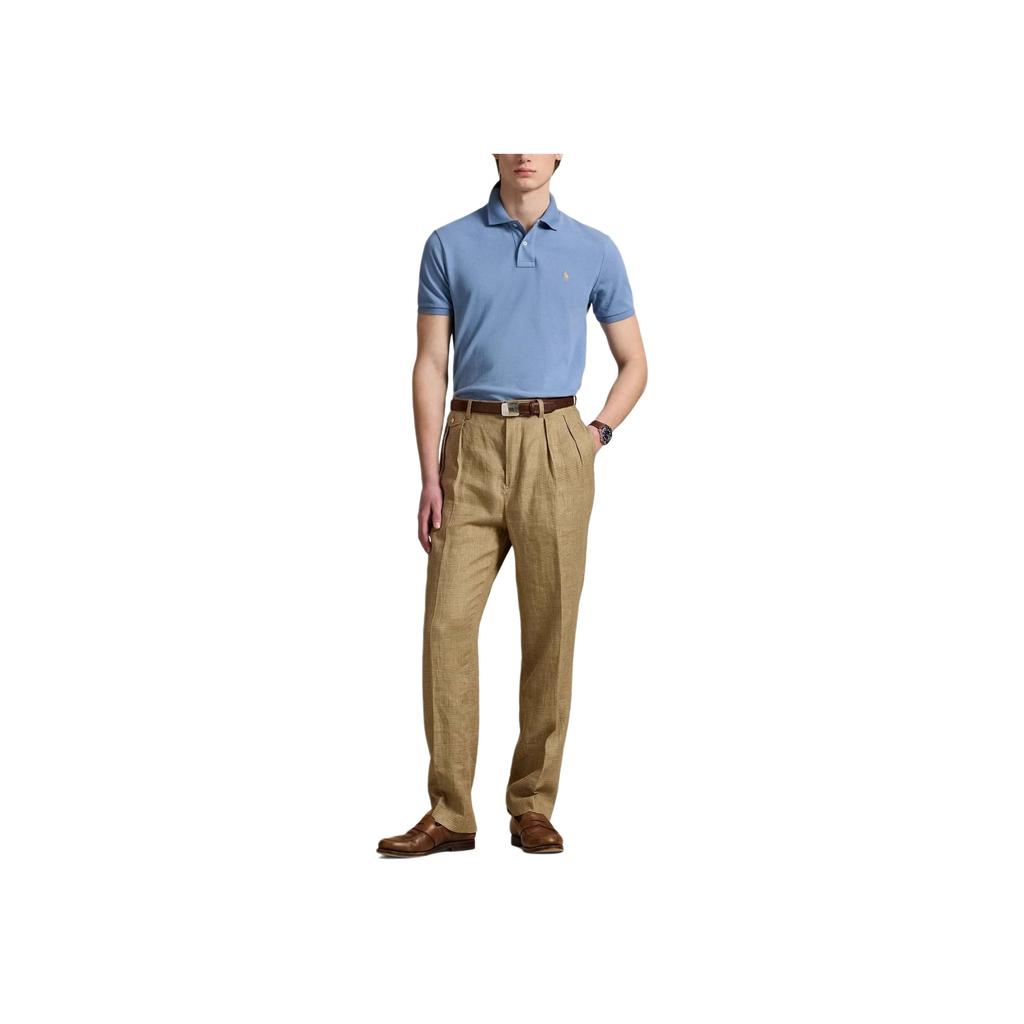 Polo Ralph Lauren Logo Embroidered Slim Fit Polo Shirt Men tops 710680784-430