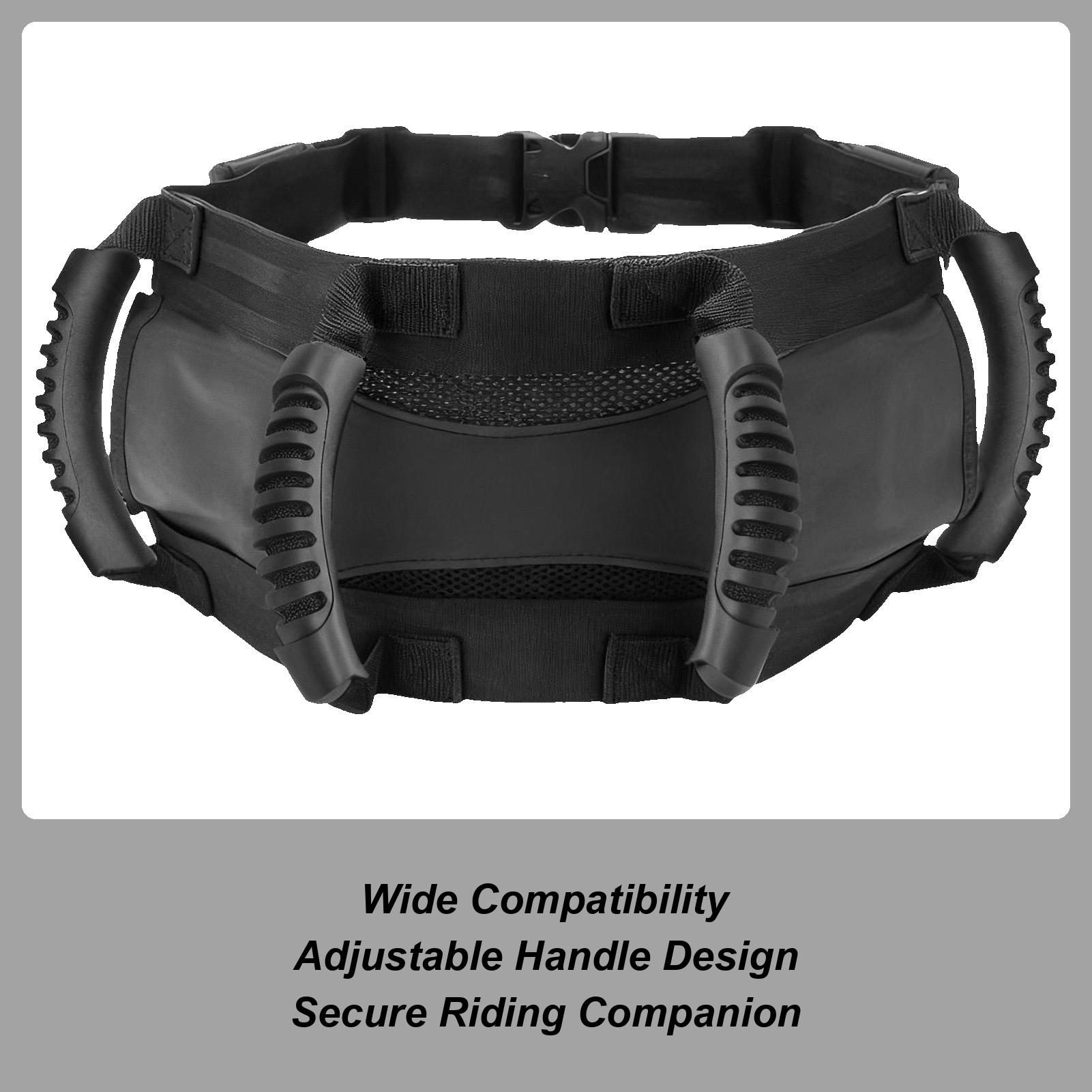 Motorcycle Backseat Handle Oxford Cloth Safety Strap Children Anti-Slip Ride Support Grab For Riders Kids Adults ATV Snowmobile CHINA