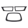 3 PCS Front Grille Overlay Cover Decorative Front Grille Surround Trim Replacement for       9th Generation 2006-2007