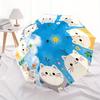 1pc Cat Circle Automatic Open/Close Umbrella with One Touch Button,, Windproof Design   Lightweight Portable Umbrella for Women & Men6091